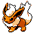 Flareon shiny sprite in Red++