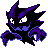 Haunter shiny sprite in Red++