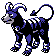Houndoom shiny sprite in Red++