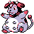 Miltank shiny sprite in Red++