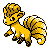 Vulpix shiny sprite in Red++