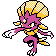 Weavile shiny sprite in Red++