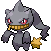Banette front sprite in SoulGold