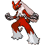 Blaziken shiny sprite in SoulGold
