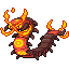 Centiskorch front sprite in SoulGold