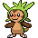 Chespin front sprite in SoulGold