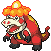 Crocalor front sprite in SoulGold