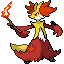 Delphox front sprite in SoulGold