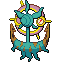 Dhelmise front sprite in SoulGold
