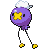Drifloon front sprite in SoulGold