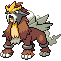 Entei shiny sprite in SoulGold