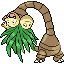 Alolan Exeggutor front sprite in SoulGold