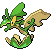 Flapple shiny sprite in SoulGold