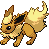 Flareon shiny sprite in SoulGold