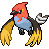Fletchinder front sprite in SoulGold