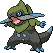 Fraxure shiny sprite in SoulGold
