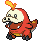 Fuecoco front sprite in SoulGold