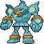 Golurk front sprite in SoulGold