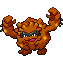 Alolan Graveler shiny sprite in SoulGold