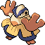 Hariyama front sprite in SoulGold