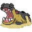 Hippowdon front sprite in SoulGold