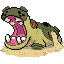 Hippowdon shiny sprite in SoulGold