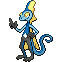 Inteleon front sprite in SoulGold