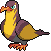 Kilowattrel shiny sprite in SoulGold