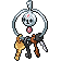 Klefki front sprite in SoulGold