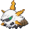 Larvesta shiny sprite in SoulGold