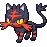 Litten front sprite in SoulGold