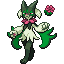Meowscarada front sprite in SoulGold
