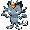 Alolan Meowth front sprite in SoulGold