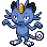 Alolan Meowth shiny sprite in SoulGold