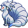 Ninetales shiny sprite in SoulGold