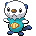 Oshawott front sprite in SoulGold