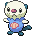 Oshawott shiny sprite in SoulGold