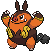 Pignite front sprite in SoulGold