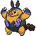 Pignite shiny sprite in SoulGold