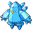 Regice shiny sprite in SoulGold