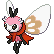 Ribombee shiny sprite in SoulGold