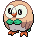 Rowlet front sprite in SoulGold