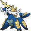 Samurott front sprite in SoulGold