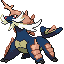 Samurott shiny sprite in SoulGold