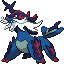 Hisuian Samurott front sprite in SoulGold