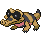 Sandile front sprite in SoulGold