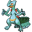 Sceptile shiny sprite in SoulGold