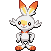 Scorbunny front sprite in SoulGold