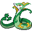 Serperior front sprite in SoulGold