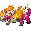 Skeledirge shiny sprite in SoulGold
